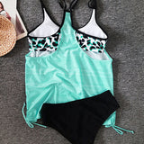 Augustus - Szilárd Tankini Leopárdmintával