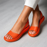 Evie™ | Stílusos Stabilitás és Kivételes Kényelem Peep-Toe Szandálok