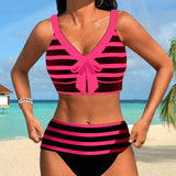 Calya | Csíkos Magas Derékú Bikini