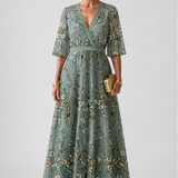 Stella | Vestido maxi floral