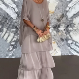 Lara – Elegáns, Hosszú, Laza Stílusú Ruha