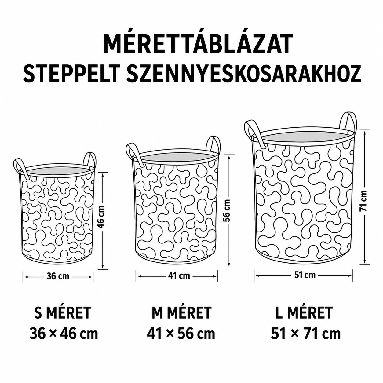 Mérettáblázat
