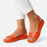 Evie™ | Stílusos Stabilitás és Kivételes Kényelem Peep-Toe Szandálok