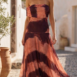 Sol | Vestido maxi tie dye