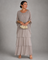 Júlia – elegáns lenge maxi ruha – Szürke