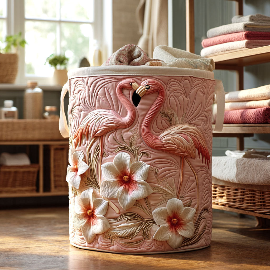 Steppelt szennyeskosár – Flamingók