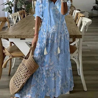 Luna | Könnyed Boho Midi Ruha