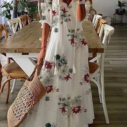 Luna | Könnyed Boho Midi Ruha